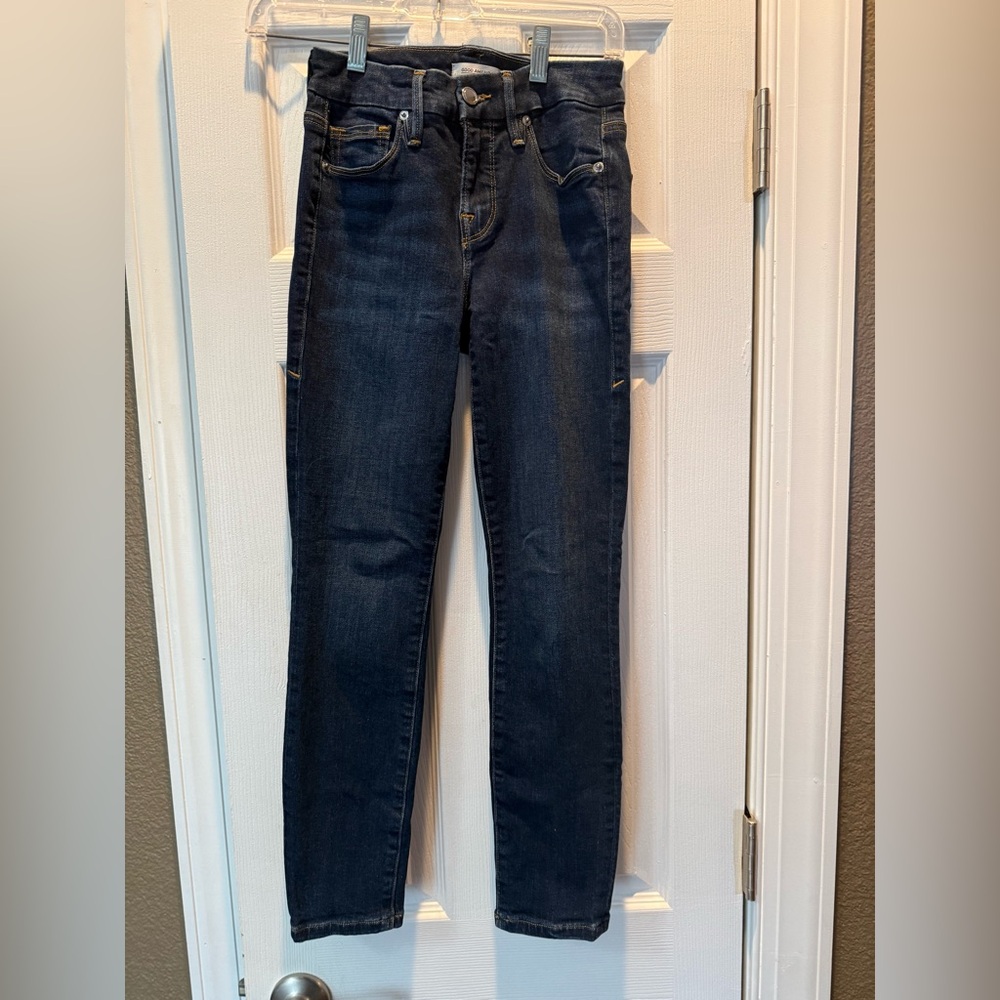 Women’s Good American Jeans, Good Petite Skinny,00/24 Dark Blue